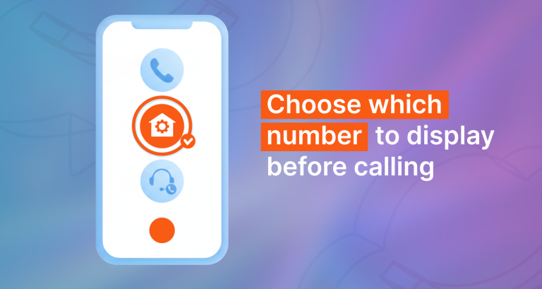 Caller ID Selection: Manage Multiple Phone Numbers